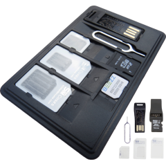 SIM Card Holder Case With Memory Card Reader SIM Card Holder Case With Memory Card Reader
