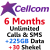 6 Month Unlimited Plan + 225GB   + $208.00 
