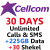 30 Days Unlimited Calls & SMS in Israel + 225GB DATA + 30 Shekel  + $35.00 