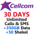 30 Days Unlimited Calls & SMS in Israel + 350GB DATA + 50 Shekel  + $43.00 