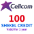 100 Shekel Credit  + $39.00 