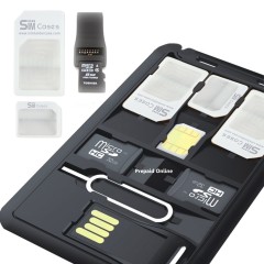 SIM Card Storage Holder with USB Memory Card Reader SIM Card Storage Holder with USB Memory Card Reader