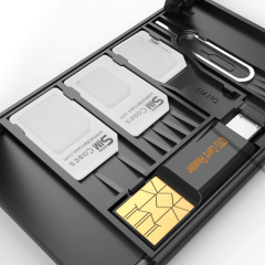 SIM CARD STORAGE CASE & PHONE STAND + USB MEMORY CARD FLASH READER SIM CARD STORAGE CASE & PHONE STAND + USB MEMORY CARD FLASH READER